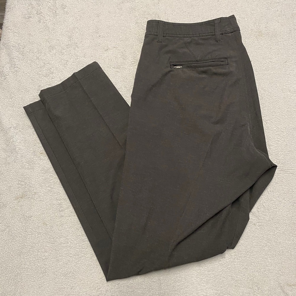 Linksoul Pants Mens 34x32 Dark Grey Performance Golf Stretch